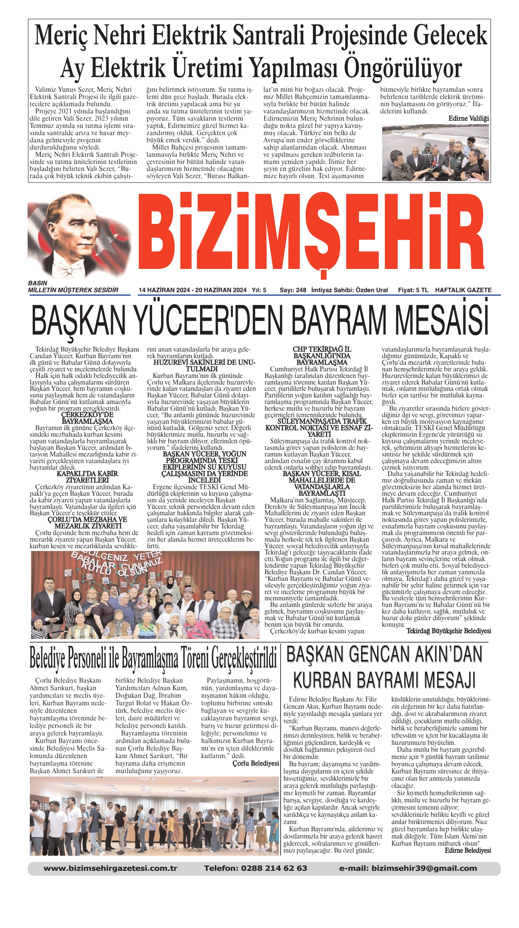 14 HAZİRAN 2024 - 20 HAZİRAN 2024